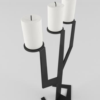 Подсвечники из металла