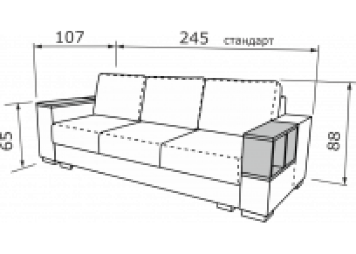  Прямой диван Астон-2  12 — купить в PORTES.UA