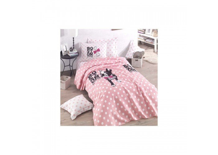  Подростковое постельное белье Eponj Home Pike - Boston pembe  1 — купить в PORTES.UA