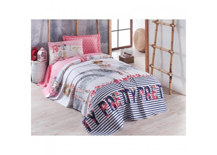  Подростковое постельное белье Eponj Home Pike - Pretty Pembe  1 — купить в PORTES.UA