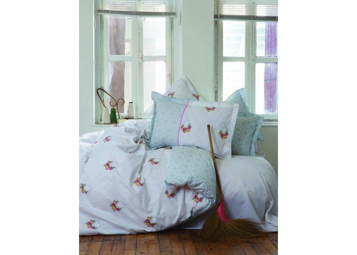  Комплект постельного белья Karaca Home - Alisse зеленый полуторное  1 — купить в PORTES.UA