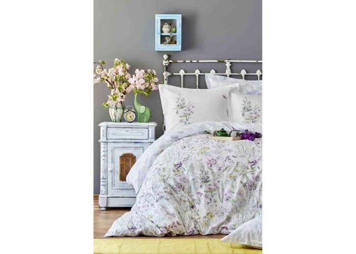  Комплект постельного белья с покрывалом пике Karaca Home - Elizia 2018-2 евро  1 — купить в PORTES.UA