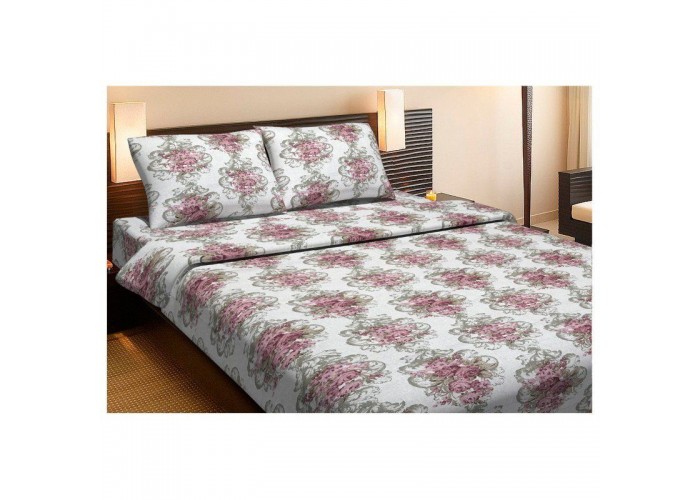  Комплект постельного белья Lotus Ranforce - Nancy розовый двуспальное  1 — купить в PORTES.UA