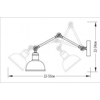 Бра – Настенное бра 3-х поворотное, арт. 2104