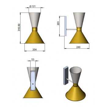 Бра – Настінне бра Dualight