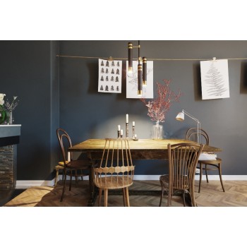 Люстра – Level lamp V3 black&amp;brass