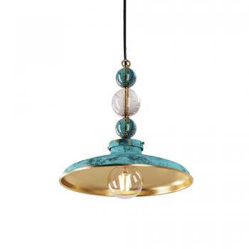 Люстра – Люстра латунна зі скляними кулями