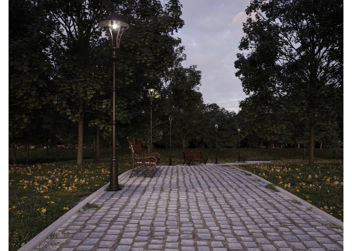  Вуличний світильник – Садово-парковий “London 2”  4 — замовити в PORTES.UA