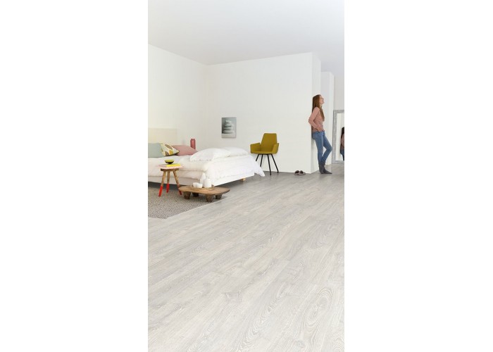 Ламинат Quick-Step Дуб фантазийный светло-серый 1 Ламинат Quick-Step Дуб фантазийный светло-серый 1
