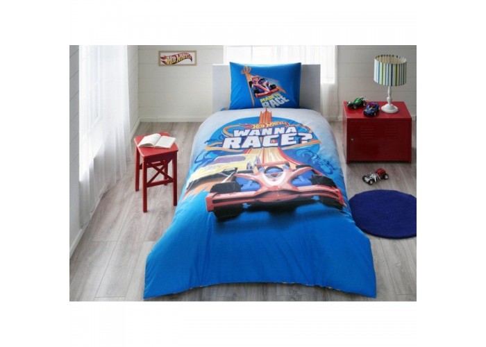  Подростковое постельное белье Tac Disney - Hot Wheels Race  1 — купить в PORTES.UA
