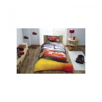 Підліткова постільна білизна Tac Disney - Cars Lightning Mcqueen