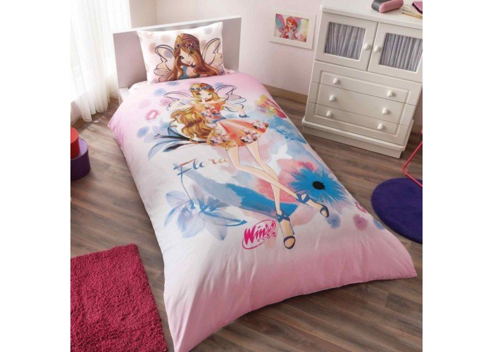  Подростковое постельное белье Tac Disney - Winx Flora Water Colour  1 — купить в PORTES.UA
