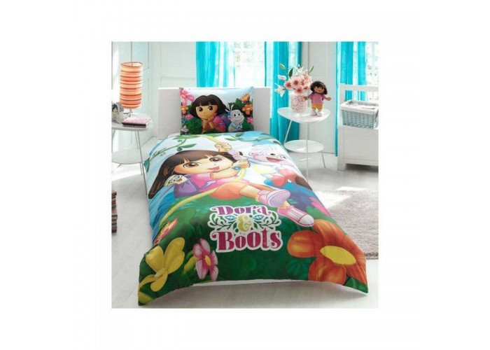  Подростковое постельное белье Tac Disney - Dora & Boots  1 — купить в PORTES.UA