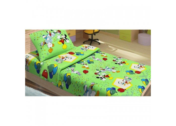  Подростковое постельное белье Lotus Young - Donald Duck V2 зеленый  1 — купить в PORTES.UA