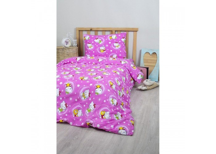  Подростковое постельное белье Lotus Young - Hello Kitty Star V1 розовый  1 — купить в PORTES.UA