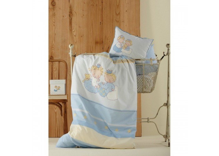  Постельное белье для младенцев Karaca Home - Mini голубое  1 — купить в PORTES.UA