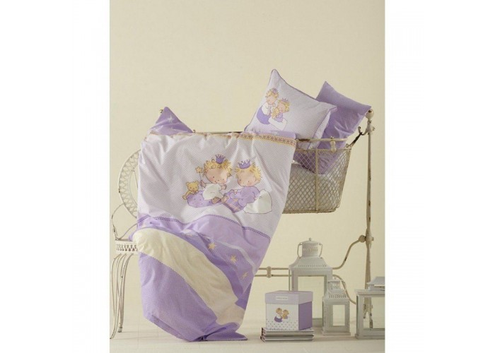  Постельное белье для младенцев Karaca Home - Mini лиловое  1 — купить в PORTES.UA