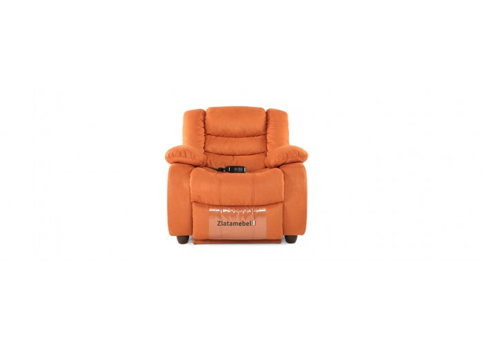  Кресло Честер оранжевый в ткани реклайнер  3 — купить в PORTES.UA