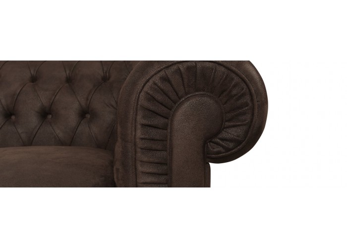  Прямой диван Честерфилд-3, темный  5 — купить в PORTES.UA