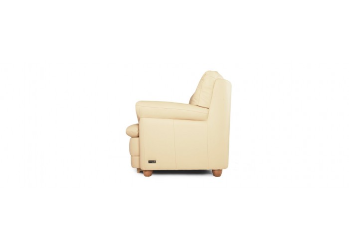  Кресло Бавария цвета айвори в коже с реклайнером  14 — купить в PORTES.UA