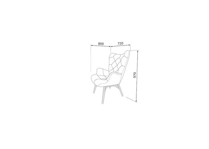  Кресло Бруно пэчворк (кожа)  8 — купить в PORTES.UA