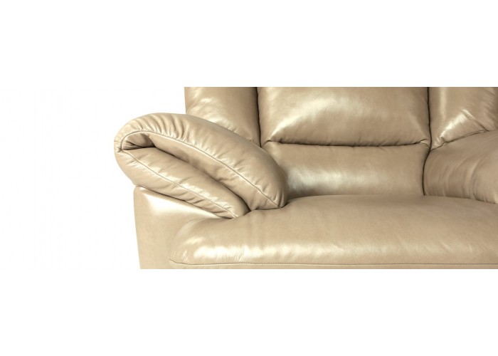  Кресло Бавария коричневое в коже с реклайнером  4 — купить в PORTES.UA