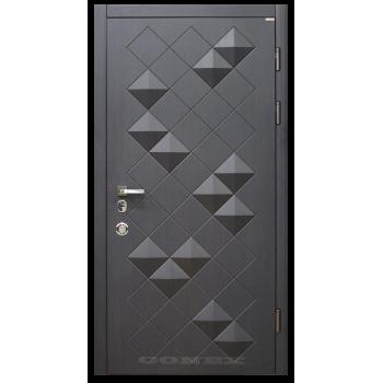 Conex (Конекс) двери входные в Киеве • М-47 венге, внутри Супермат белый