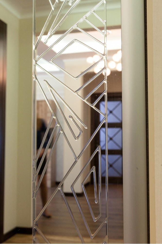 Деталь дзеркала - Дизайн-проект 3-кімнатної квартири, 100м.кв - Катерина Кузьмук