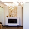 Зона камина в гостиной — Дизайн-проект 3-комнатной квартиры, 100м.кв — Катерина Кузьмук