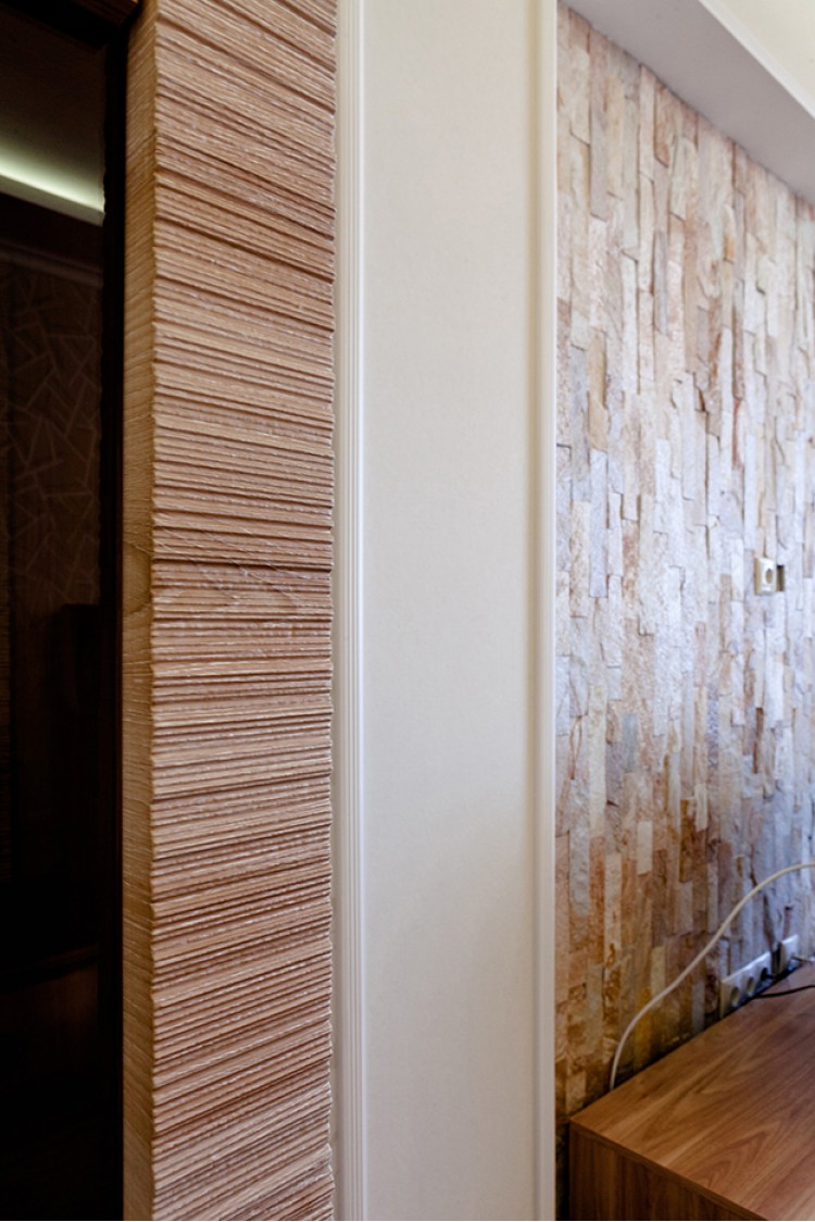 Деталь меблів у вітальні — Дизайн-проект 3-кімнатної квартири, 100м.кв — Катерина Кузьмук