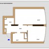План квартири до перепланування - Дизайн-проект 1-кімнатної квартири в класичному стилі, 47м.кв - Катерина Кузьмук