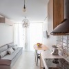 Кухня-гостиная — Дизайн 2-комнатной квартиры Soft Scandinavian Loft, 40 м.кв — дизайнер Ира Сазонова