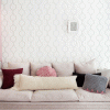 Затишний диван у вітальні — Дизайн-проект 2-кімнатної квартири "Дівоча Нора", ЖК Комфорт Таун, 43 м.кв — дизайнер Сазонова Іра