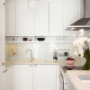 Кухня — Дизайн-проект 2-комнатной квартиры "Девичья Нора", ЖК Комфорт Таун, 43 м.кв — дизайнер Сазонова Ира