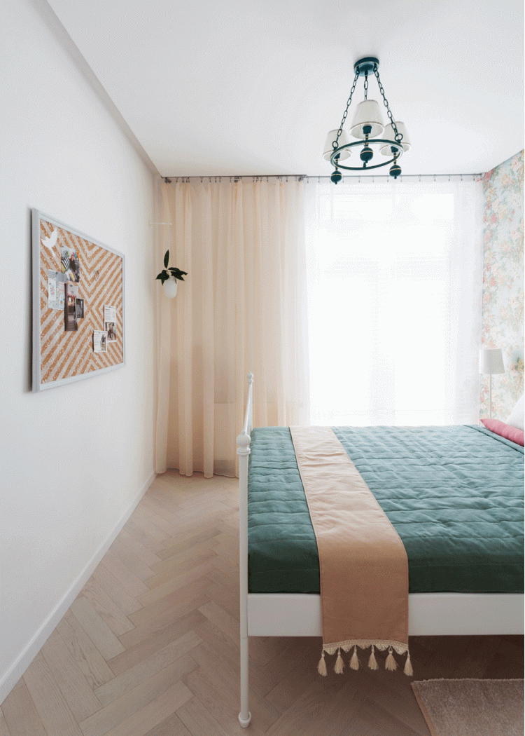 Спальня  – красивое фото современного дизайна № 1248