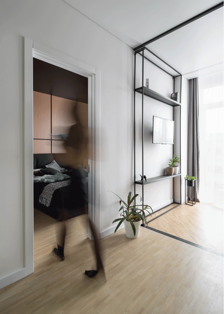 Вход в спальню – красивое фото стиля интерьера № 1360