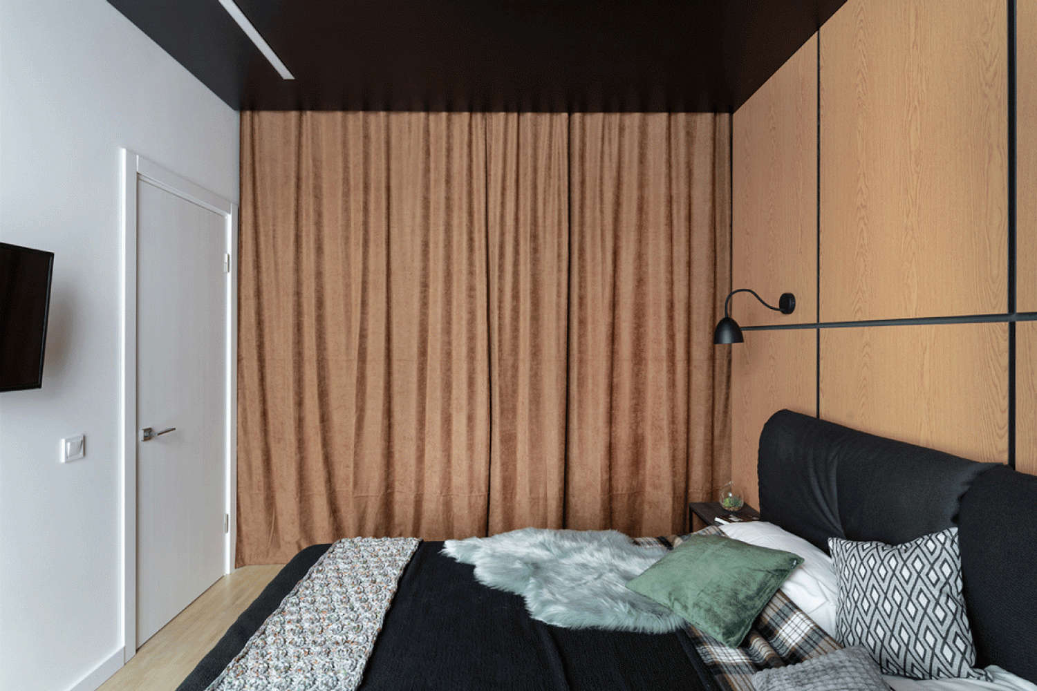Спальня   – отличное фото portes № 1363