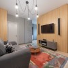 Вітальня в дизайн-проекті смарт-квартири ЖК PARKLAND, 43 м.кв.— дизайнер Ірина Сазонова