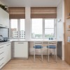 Кухня в дизайн-проекте  смарт- квартиры ЖК PARKLAND, 43 м.кв. — дизайнер Ирина Сазонова