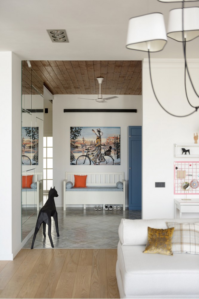 Прихожая — Дизайн-проект 2-комнатной квартиры "Forever young" White Cozy Home в ЖК River Stone, 85м.кв — дизайнер Сазонова Ира