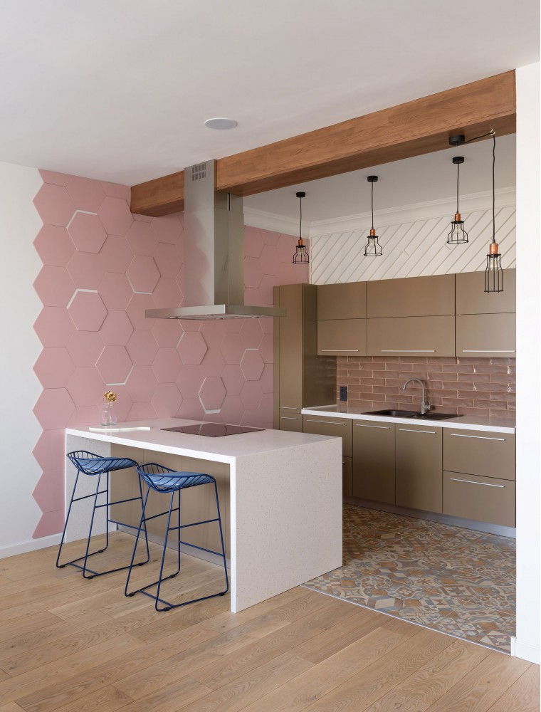 Кухня - Дизайн-проект 2-кімнатної квартири "Forever young" White Cozy Home в ЖК River Stone, 85м.кв - дизайнер Сазонова Іра