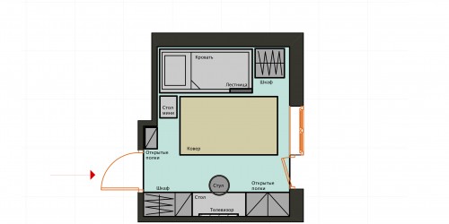 Колаж дизайн проекту кімнати