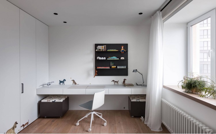 Дитяча — Дизайн-проект 3-кімнатної квартири White Freedom, 93м.кв — студія дизайну Azovskiy + Pahomova