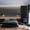 Спальня в дизайн-проекте в ЖК Французский квартал, 80 м.кв — дизайнер Дарья Гросс 