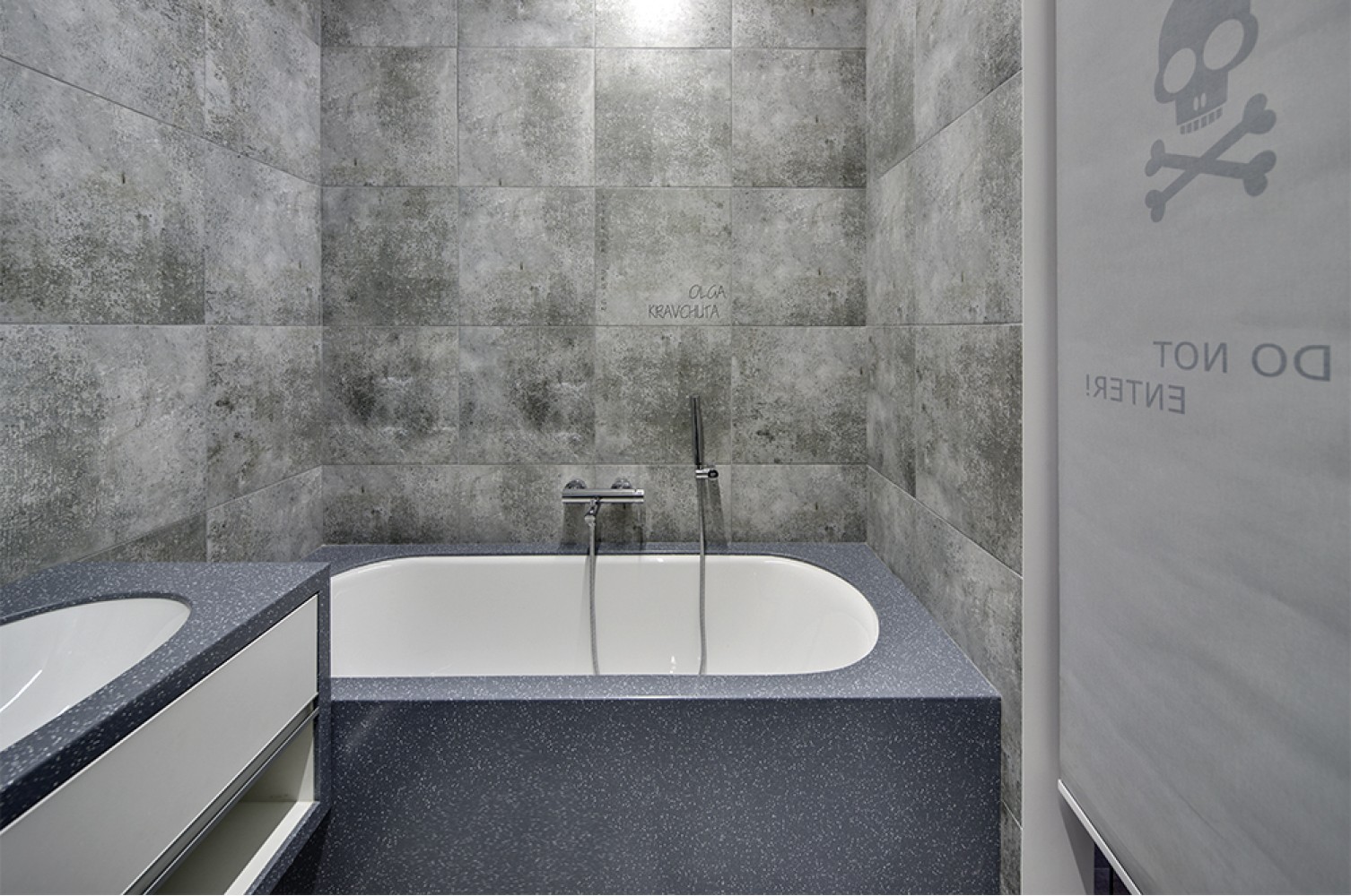Фото: Дизайн интерьера ванной – 50 оттенков серого – 1466