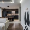 Кухня-гостиная в дизайн-проекте квартиры в КД GOGOL 47, 82 м.кв. — студия дизайна TABOORET