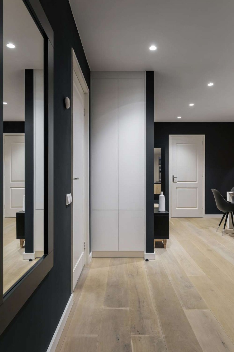 Гостиная — Дизайн-проект квартиры Amsterdam De Pijp в скандинавском стиле, 42 м.кв — студия дизайна TABOORET