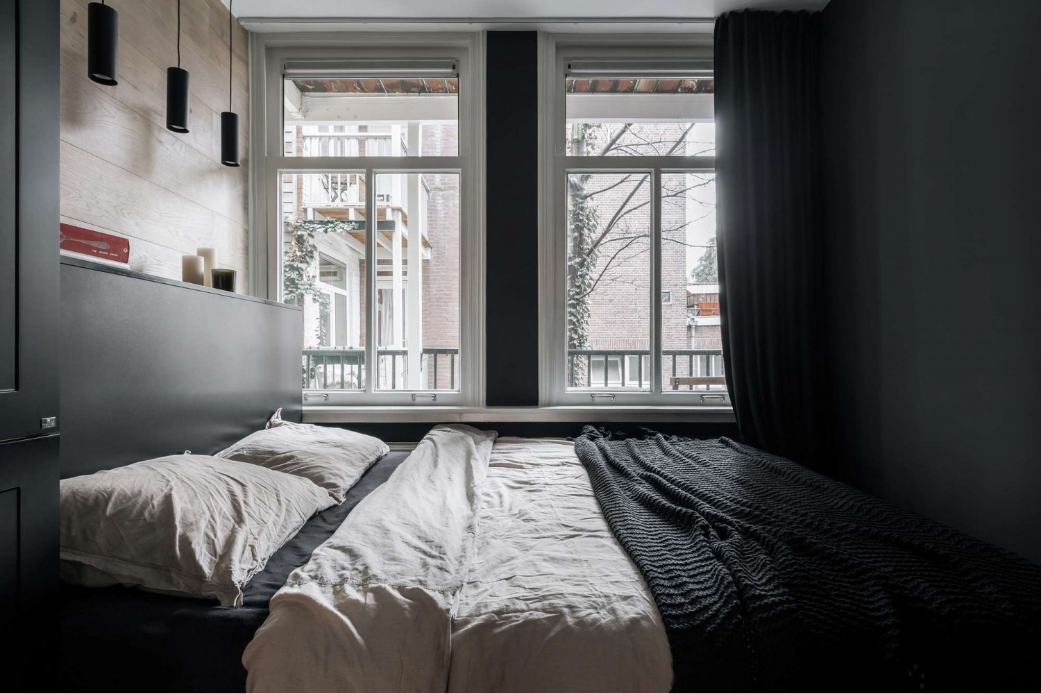 Спальня - Дизайн-проект квартири Amsterdam De Pijp у скандинавському стилі, 42 м.кв - студія дизайну TABOORET