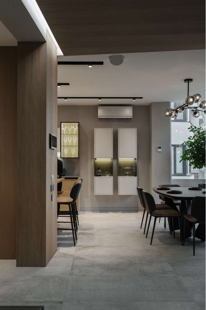 Кухня-вітальня — Дизайн-проект квартири в ЖК Сонячна Брама 175м.кв — студія дизайну TABOORET