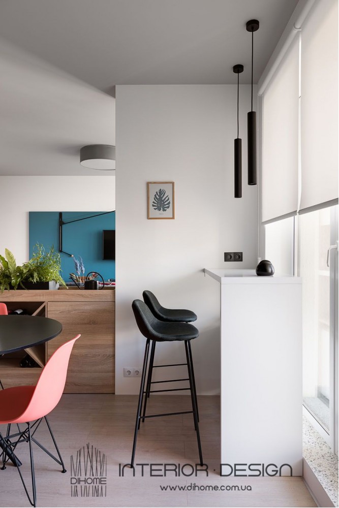 Фотография: Дизайн квартиры студии  – BRIGHT MOOD – интерьер однокомнатной квартиры 47 м2 – 2147